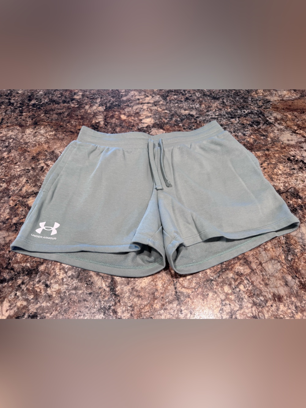 Under Armour Women’s Sage Green Athletic Drawstring Shorts